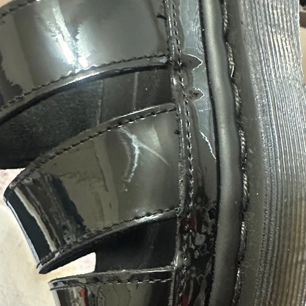 Dr. Martens Clarissa II Black Patent Leather Sandals - Picture 9 of 9